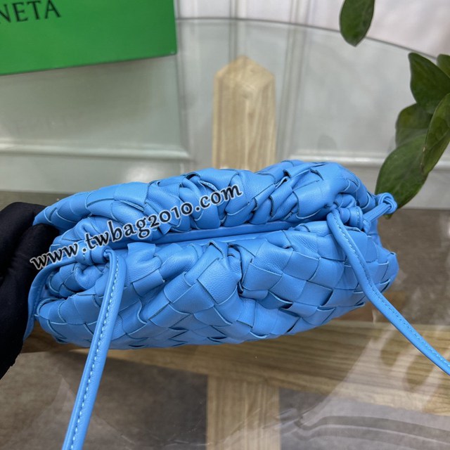 Bottega veneta高端女包 98061 寶緹嘉粗格編織羊皮雲朵POUCH手拿包 BV經典款女包  gxz1157